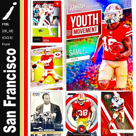NFL Other - San Francisco 49ers 6 Card Lot - FTBL [28_18]